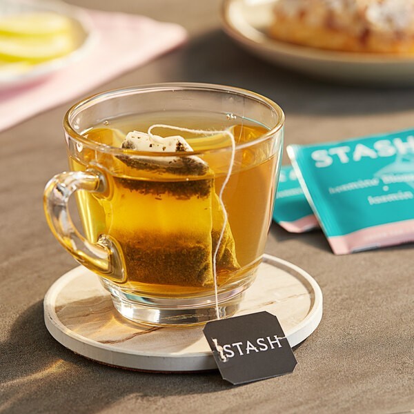 2 PACK JASMINE GREEN TEA 30 Bags each Non-GMO Kosher STASH