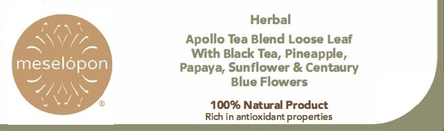 Apollo Tea Papaya Blend Exotic – Tropical Loose Leaf Infusion Floral Twist