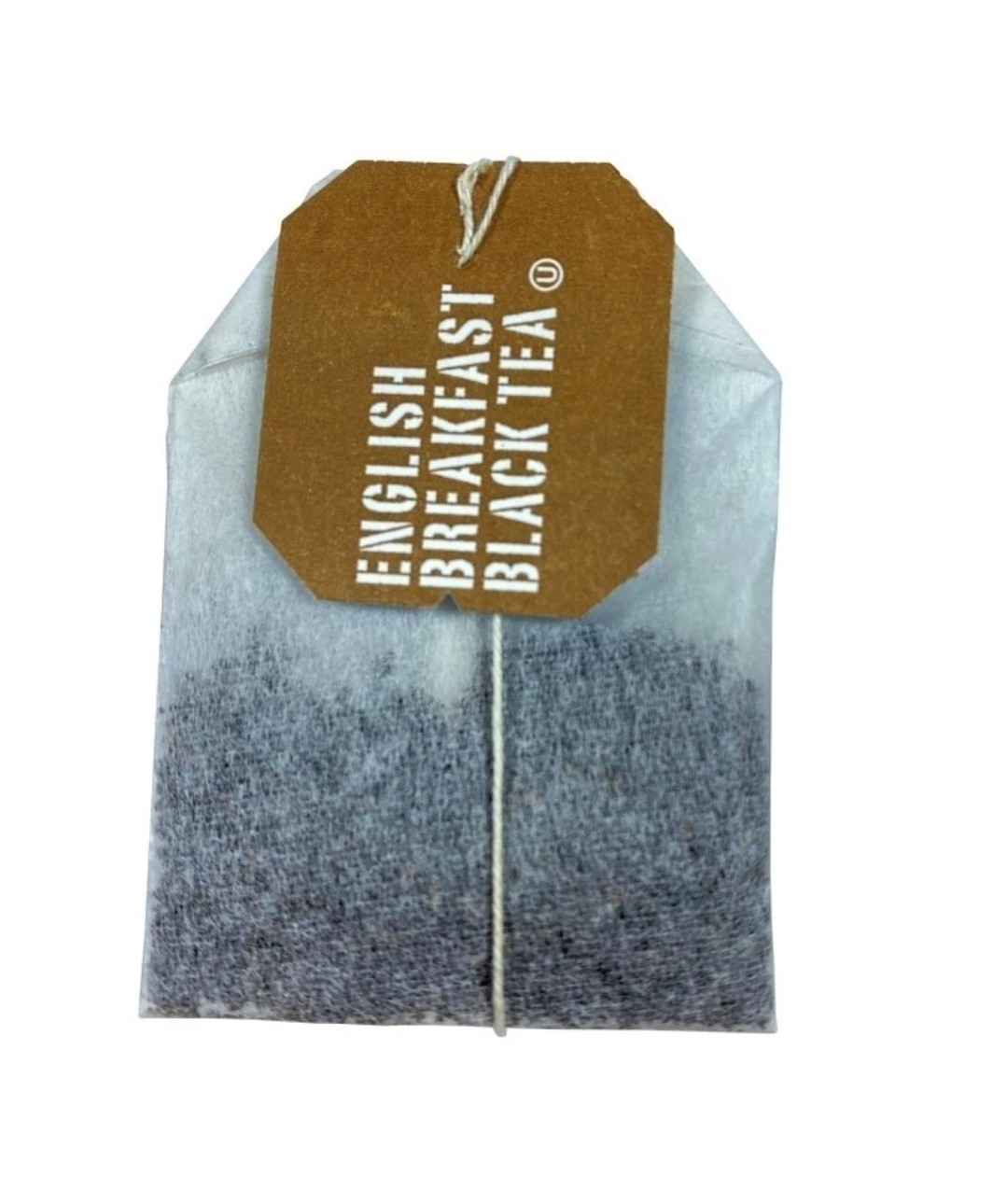 Black english breakfast tea bags, 25 count, caffeinated