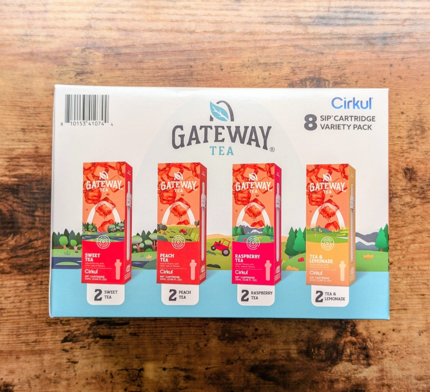Cirkul Gateway Tea Variety Pack 8 Drink Mix Cartridges Exp 10/2027 New