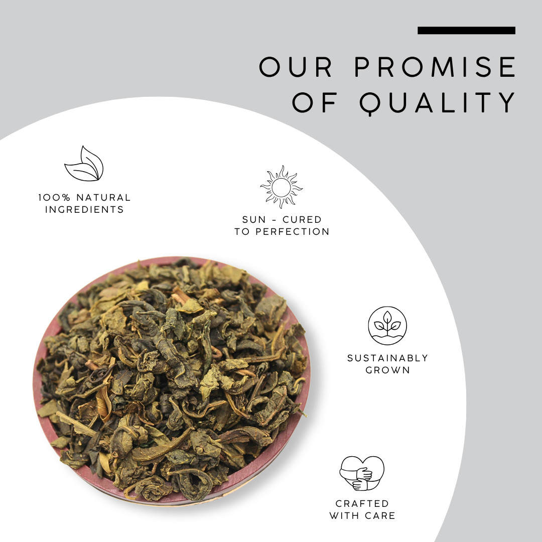 AWAFI MILL Moroccan Mint Green Full-Leaf Loose Tea – Farm Fresh – 250 g | 9 Oz