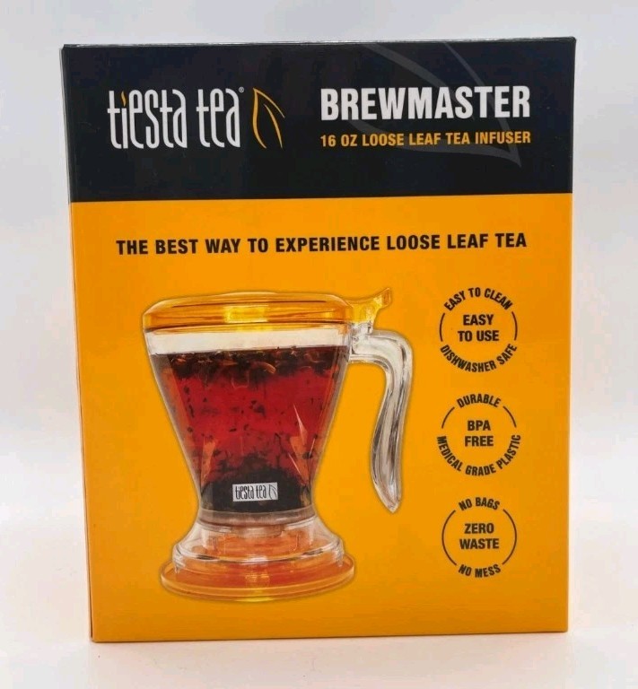 TIESTA TEA ULTIMATE LIVE LOOSE KIT PREMIUM LOOSE LEAF TEA BB: 11/27 MR 645