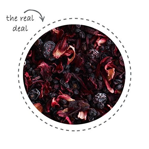 50 Count Caffeine-Free Super Fruit Tea Bags with Hibiscus & Whole Fruit