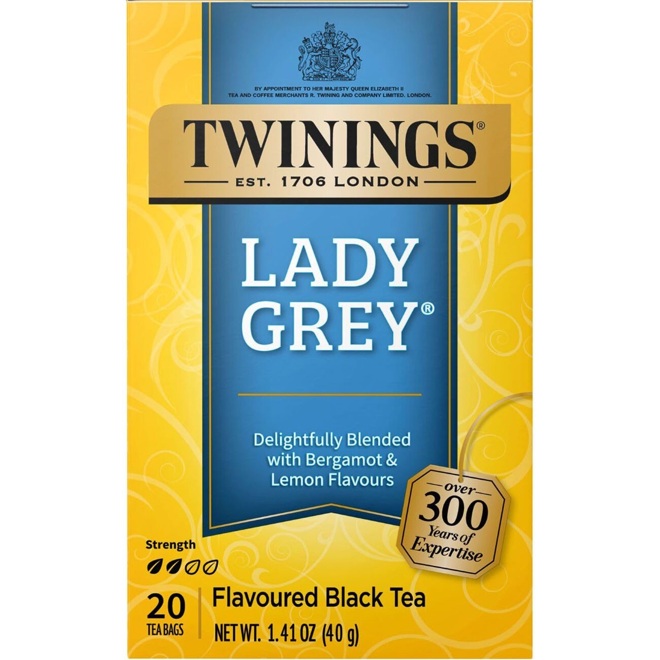 Twinings Lady Grey Black Tea – 20 tea bags