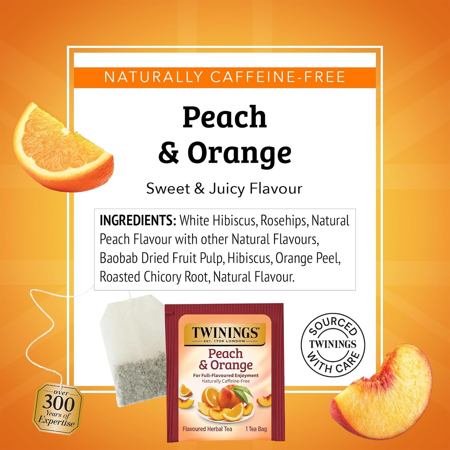 Peach Orange Herbal Tea