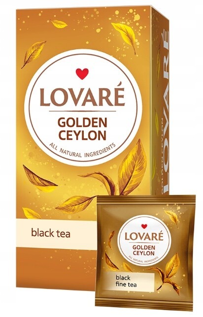 LOVARE GOLDEN CEYLON Tea in envelopes 24x2g – 48g
