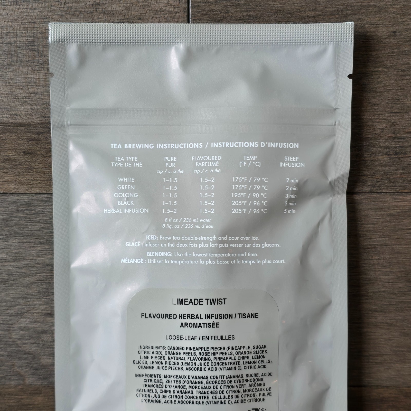 Teavana Limeade Twist Tea 2oz Sealed Bag – Rare Discontinued Blend
