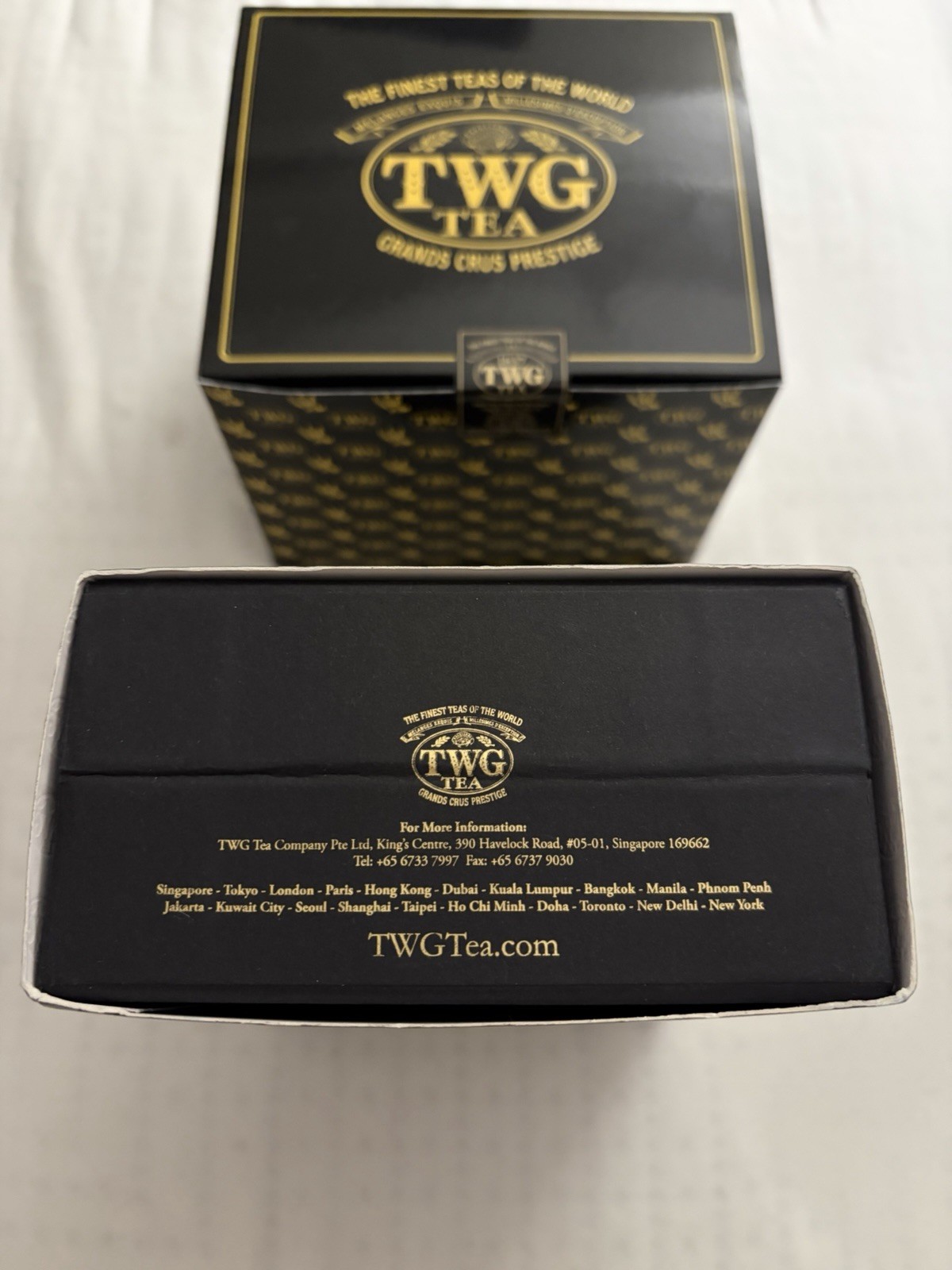 TWG Tea Set (French Earl Grey & New York Breakfast) 100g Each with TWG Mug Gift