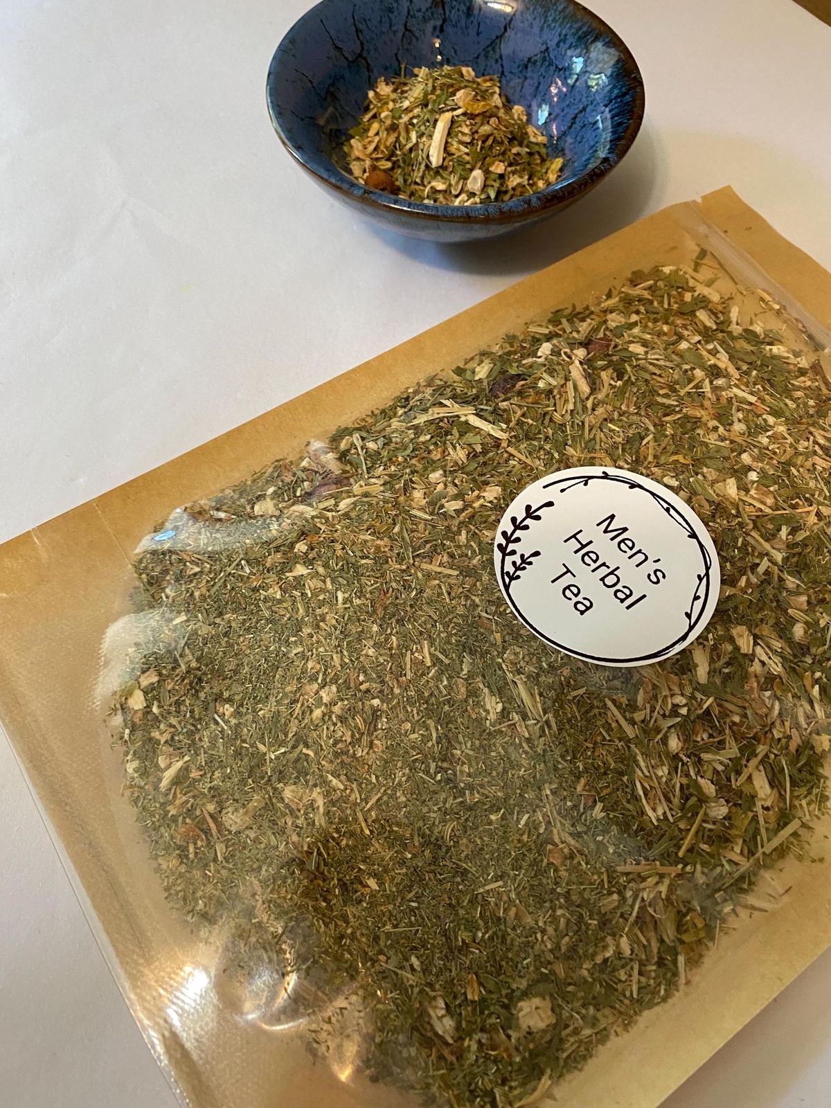 His Herbal Tea Infusion for Men, Earthy Loose Leaf Herbs for Prostate Support