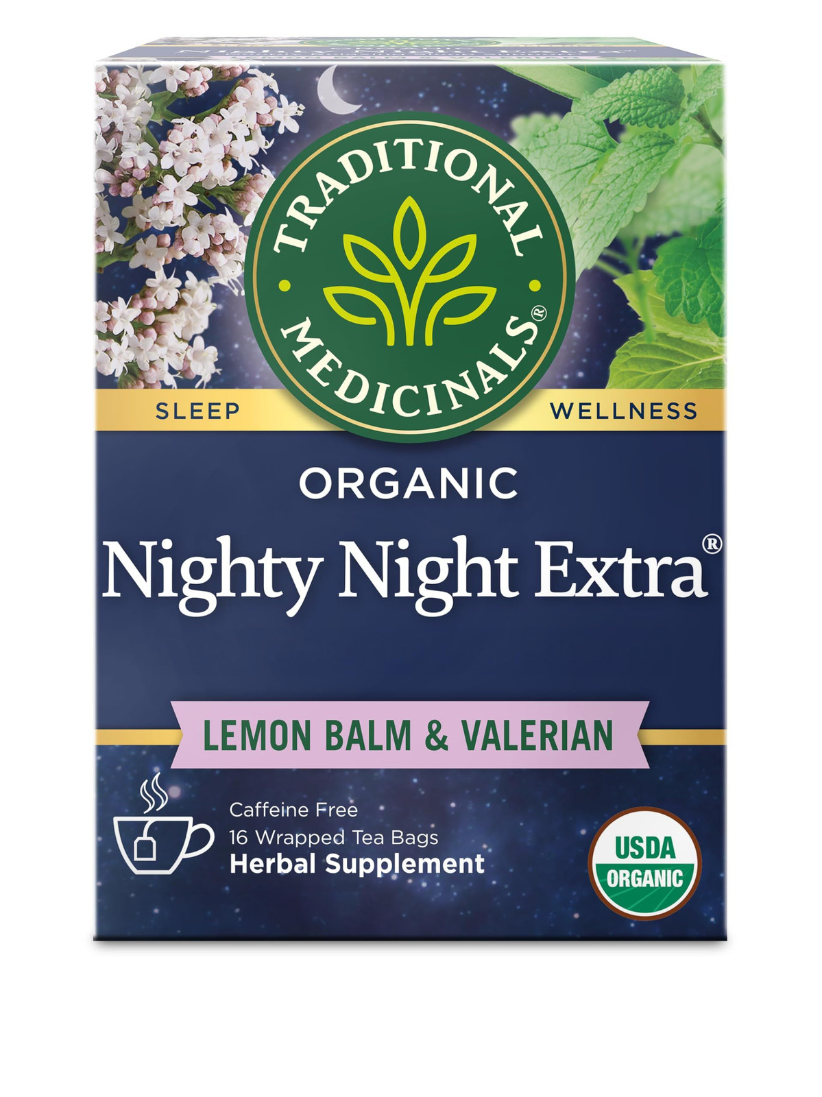 Traditional Medicinals Organic Nighty Night 16 count (Pack of 1), No Color