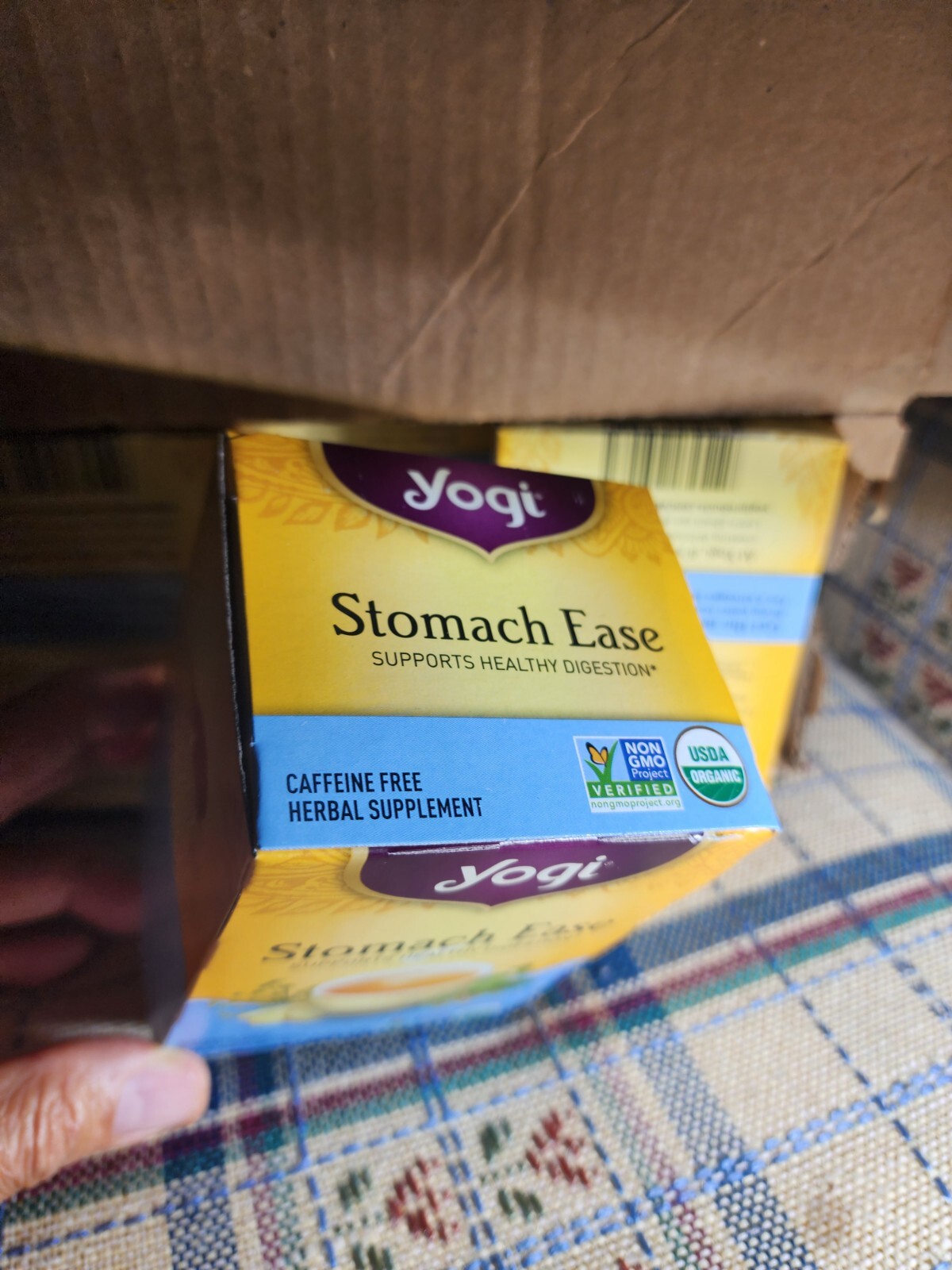 Yogi Tea – Stomach Ease Caffeine Free – Organic Herbal Tea.