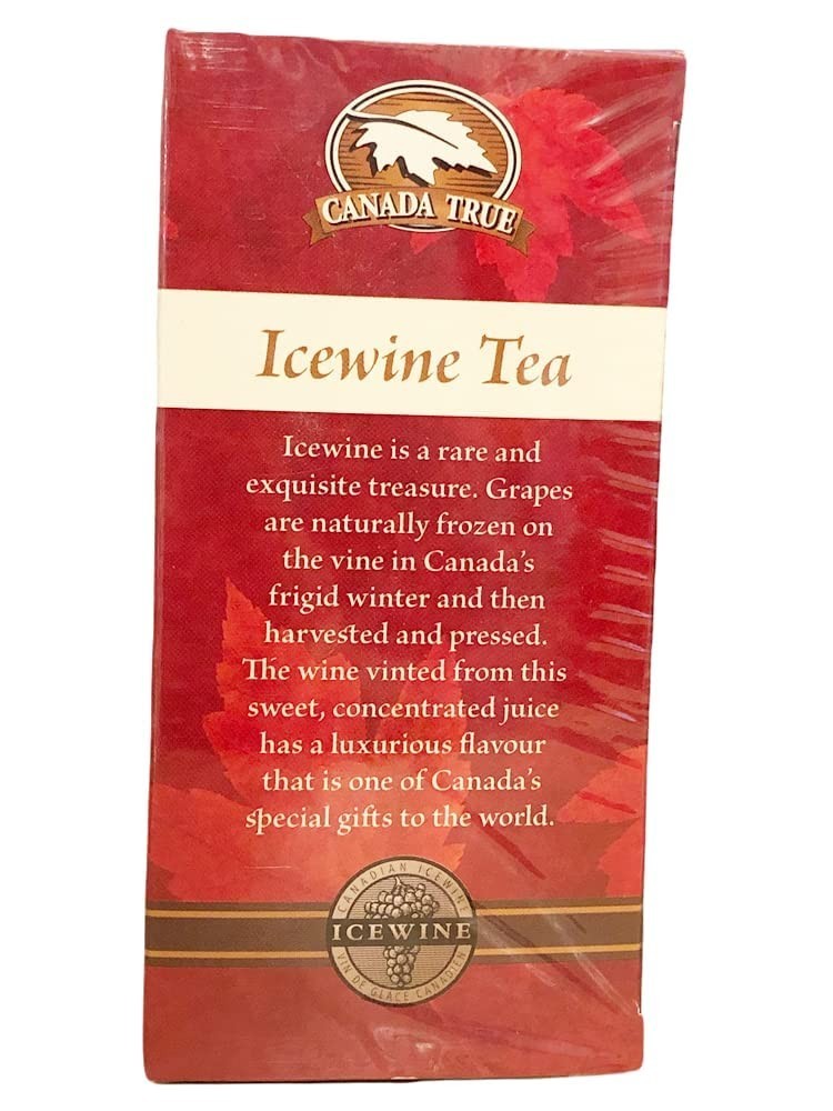 Canada True Icewine Tea, 25 Tea Bags, 50g (1.75oz) – FREE SHIPPING