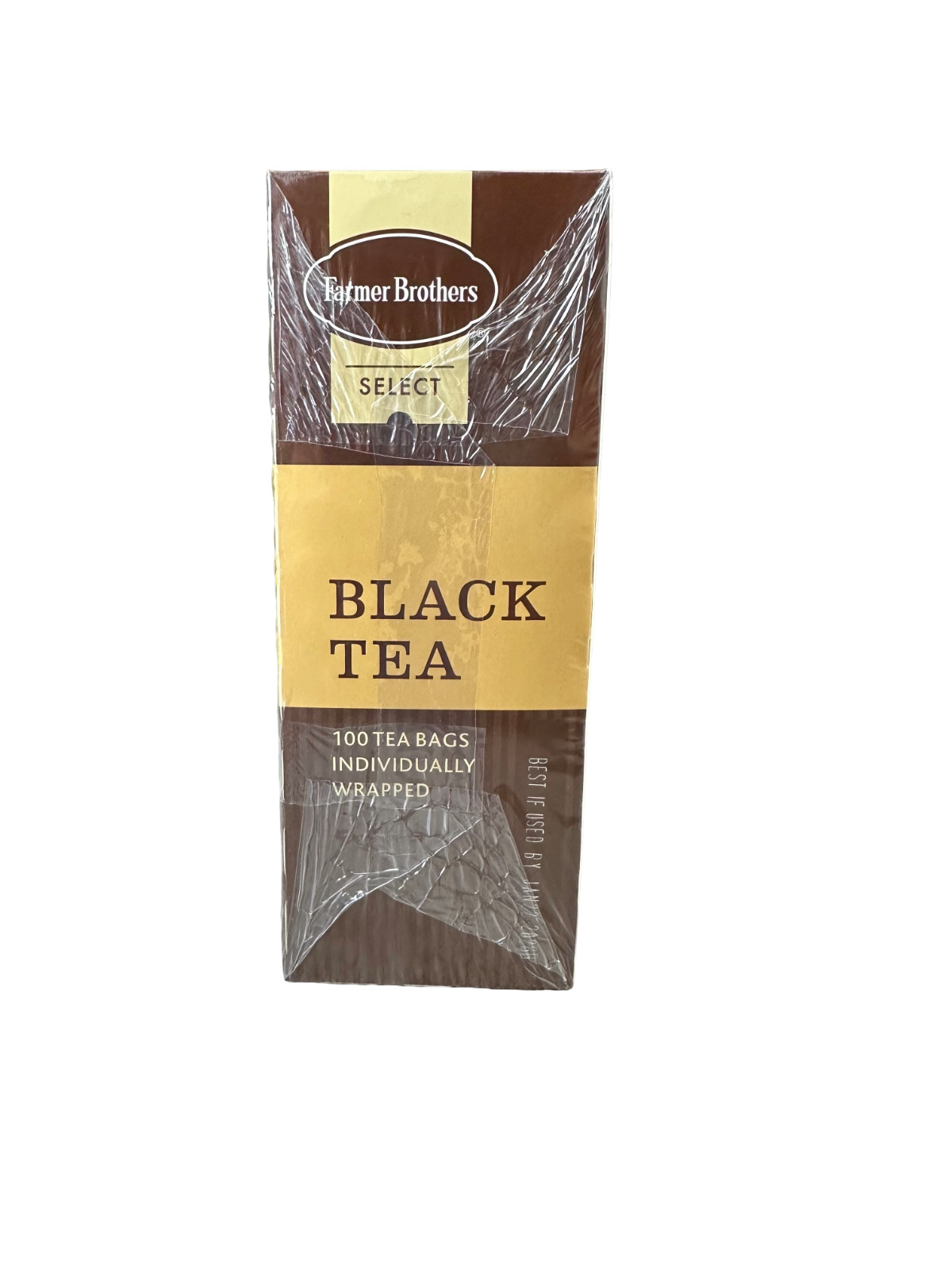 Farmer Brothers Hot Tea Bags, Tea – Black Tea, 100 count INDIVIDUALLY WRAPPED