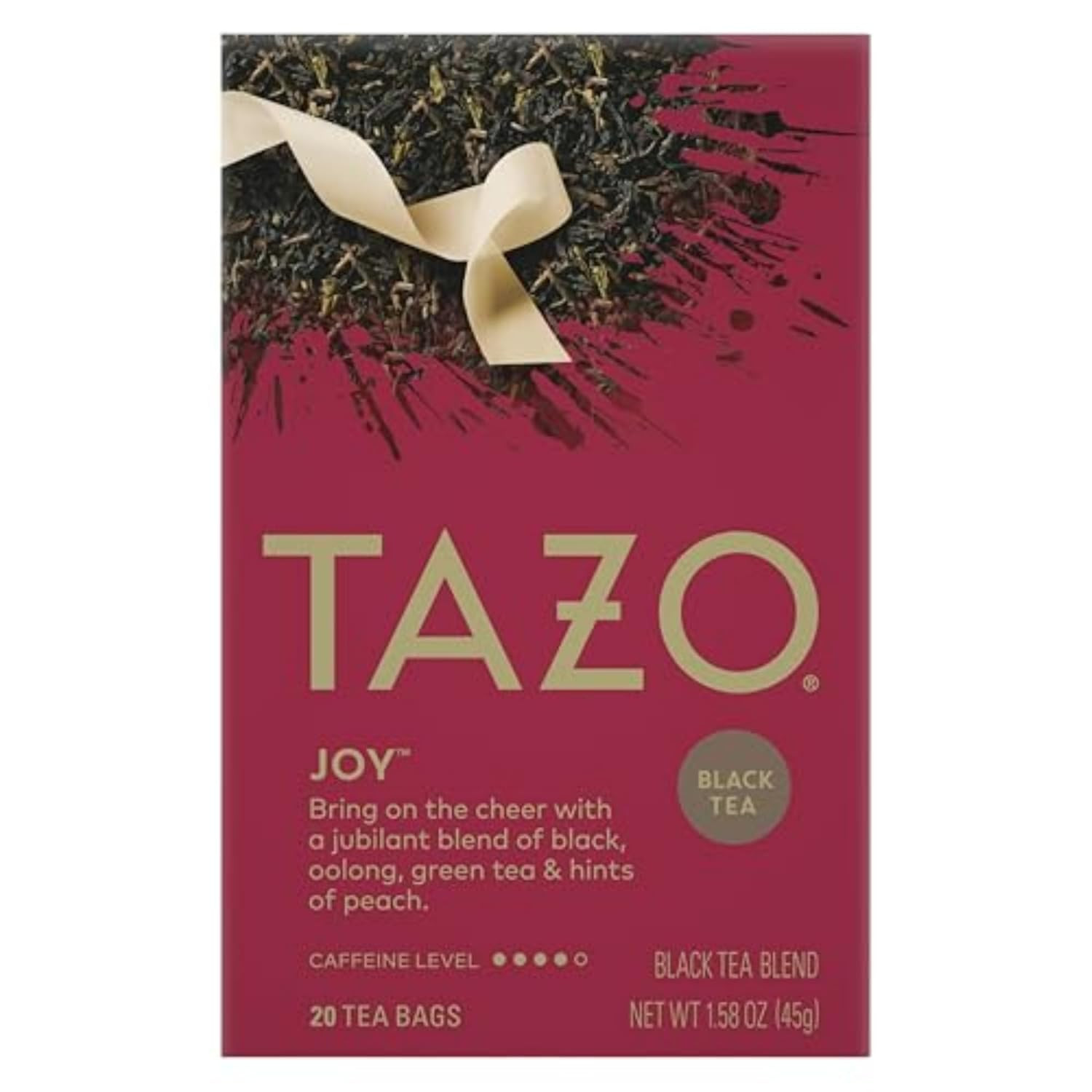 Joy Limited Edition Seasonal Blend of Black, Oolong & Green Tea with Hints of Pe