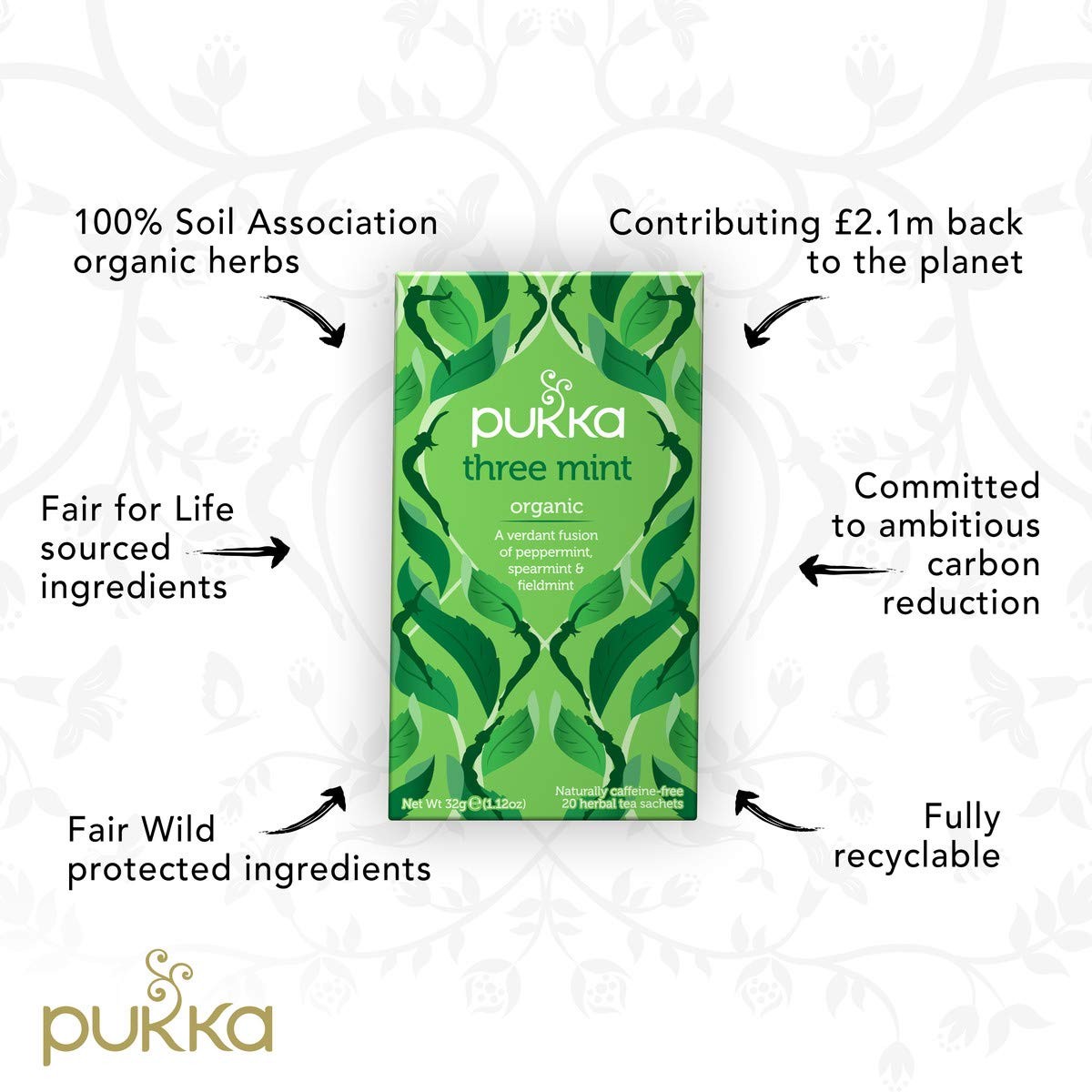 Pukka Herbal Tea 20 Count Pack Herbal Tea Variety for Healthy Living
