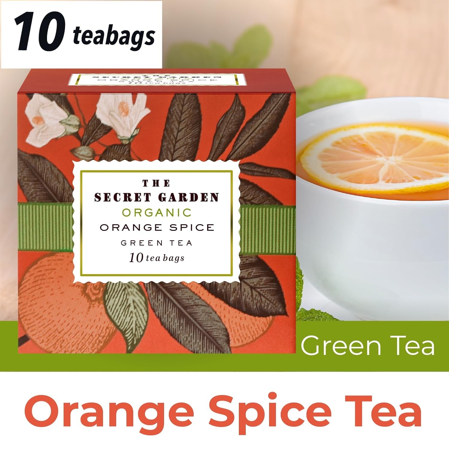 Premium Organic Holiday Tea Bag Sampler Gift Box – 90 Bags 9 Exotic Flavors…