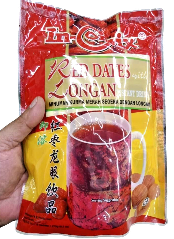 In-comix Red Dates with Longan Instant Drink ( 270 grams )