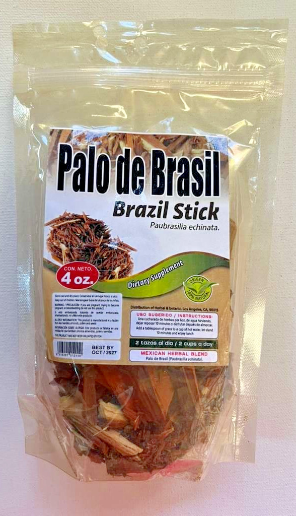 Palo de Brasil 4oz – Organic Mexican Herbal Tea/Té Natural Hierbas
