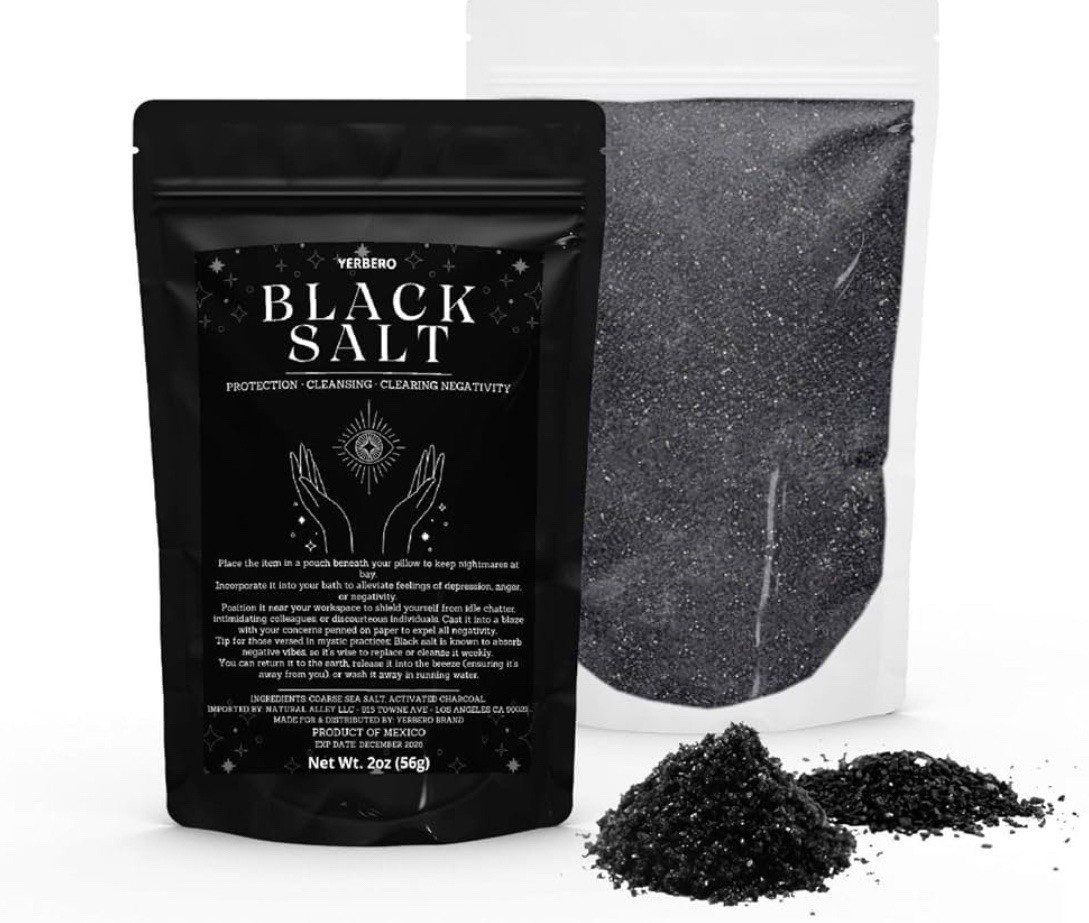 Yerbero Black Salt Protection & Cleansing Salt – Clears Negativity