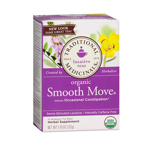 Organic Smooth Move Tea 16 bags By Traditional Medicinals