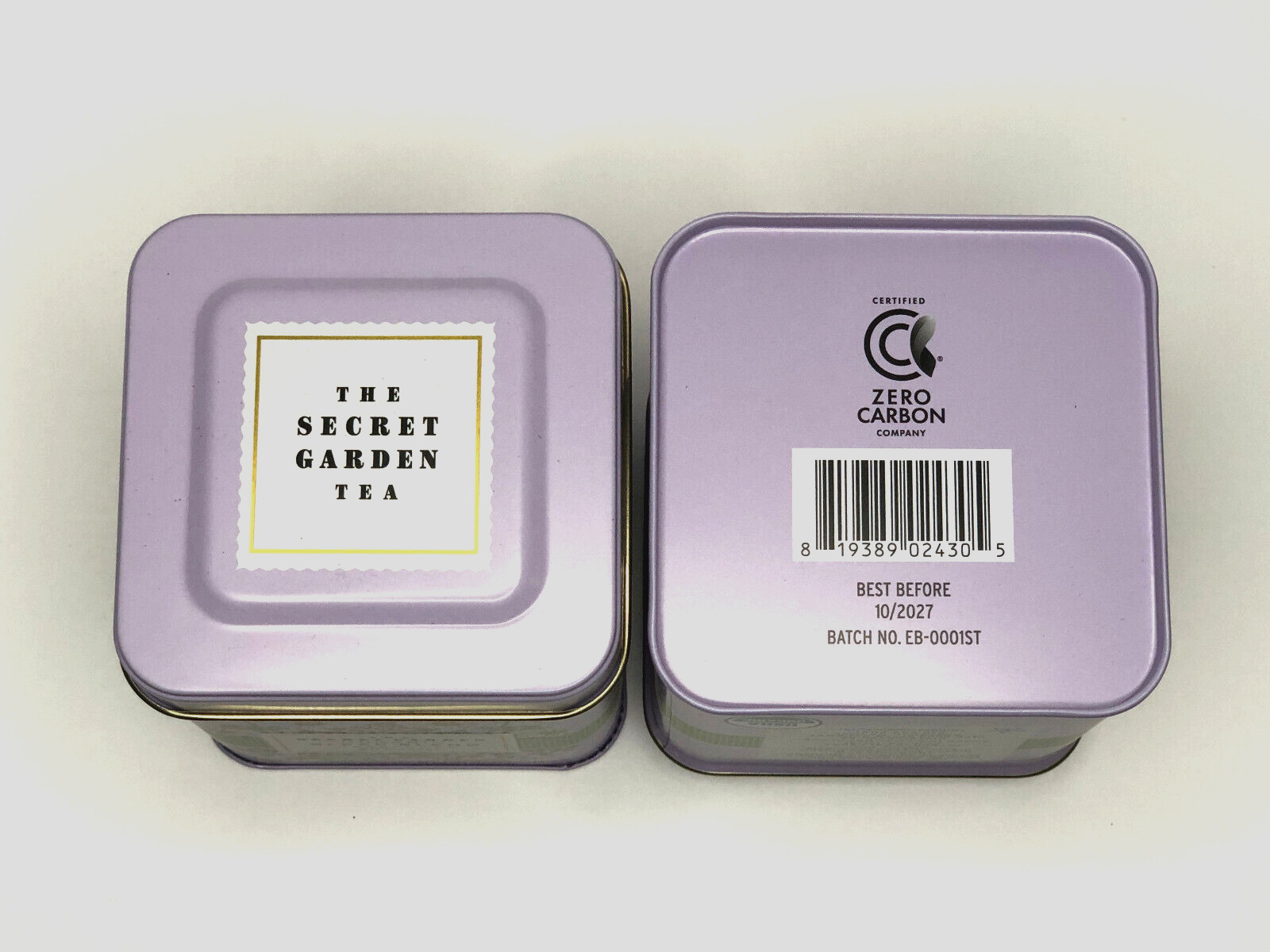 NEW Lot of 2 The Secret Garden 🫖 Organic Sleep Blend Herbal Tea Tins 100 Bags