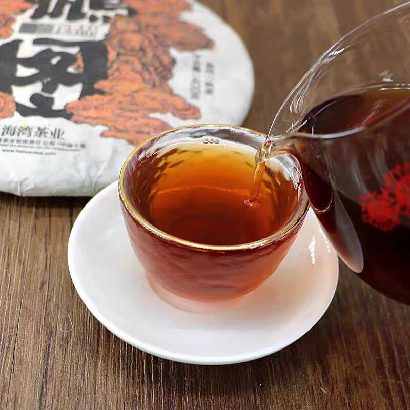 Haiwan Old Comrade Puer 2018 Liang Gong Peng Tu Ripe Pu’er Shou Puerh Tea 400g