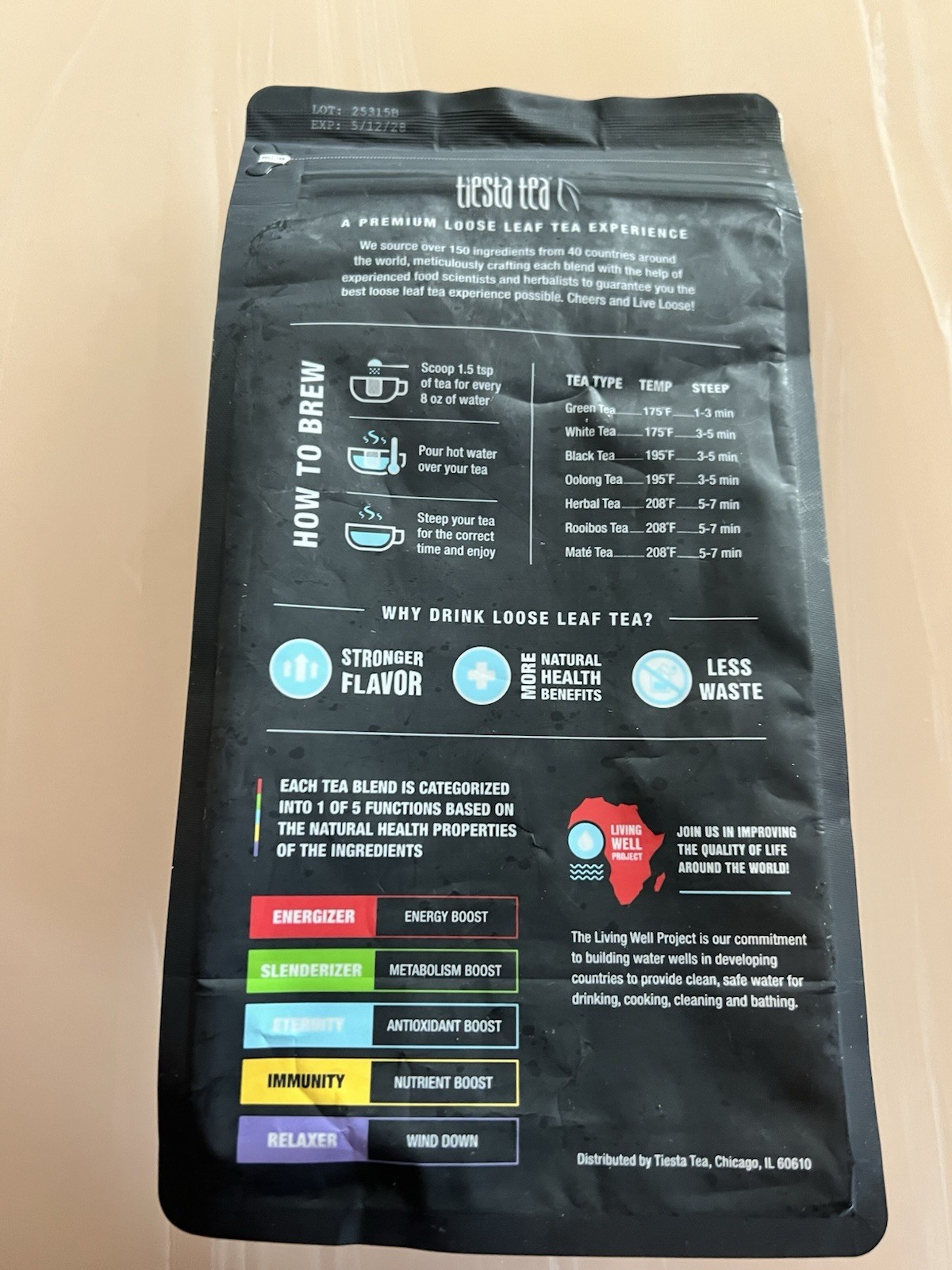 Tiesta Tea-Chinese Jasmine,Loose Leaf, Green Tea,Caffeinated,Brews Up to 200 cup