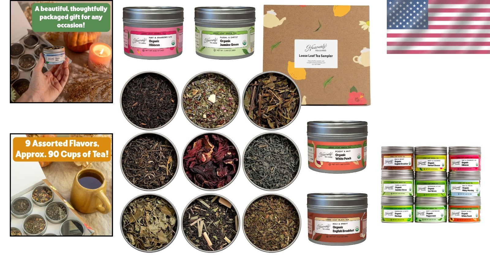 Organic Loose Leaf Tea Variety Pack