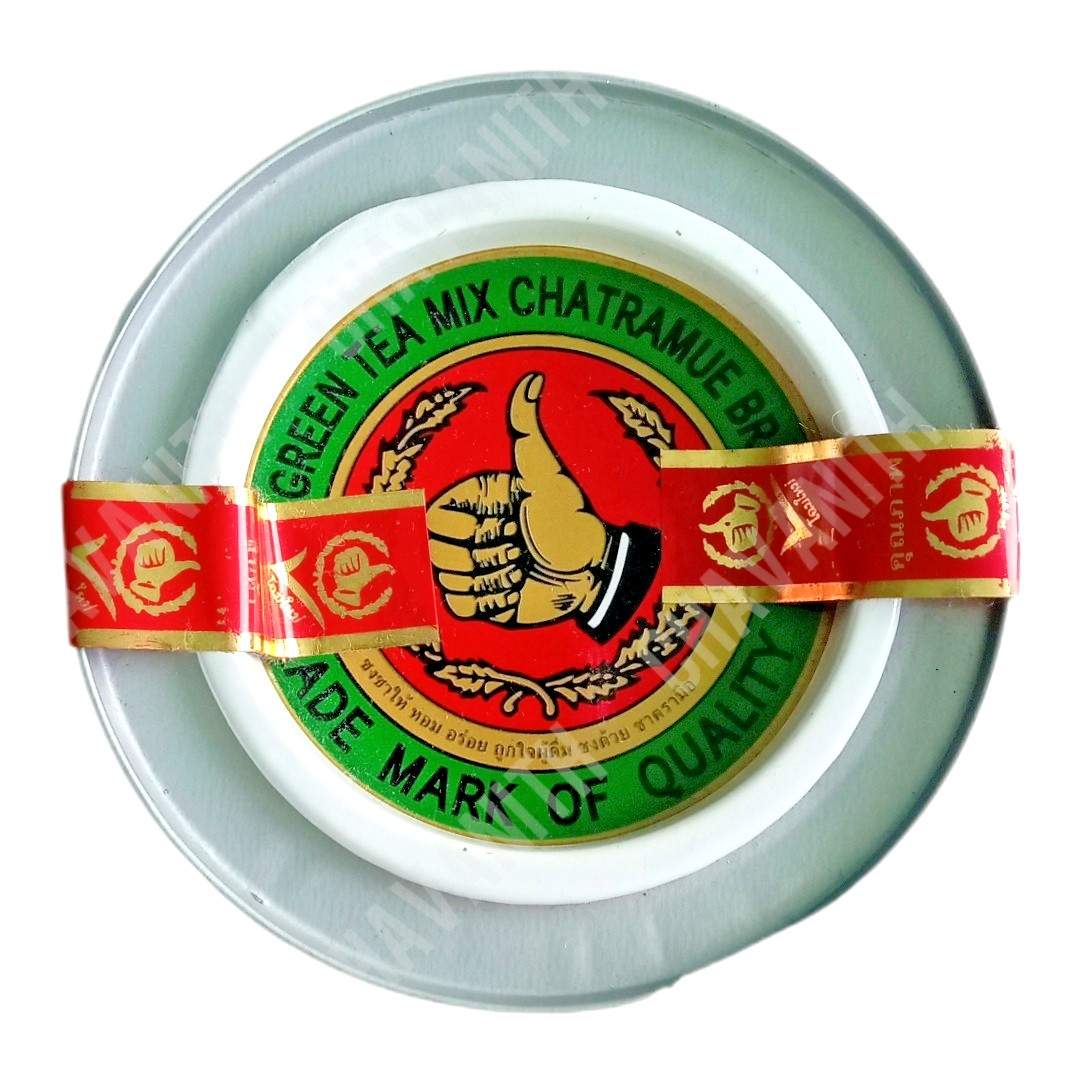 ChaTraMue Green Tea Mix Powder Tin Can 7.76 oz (220 g)【US DDP】