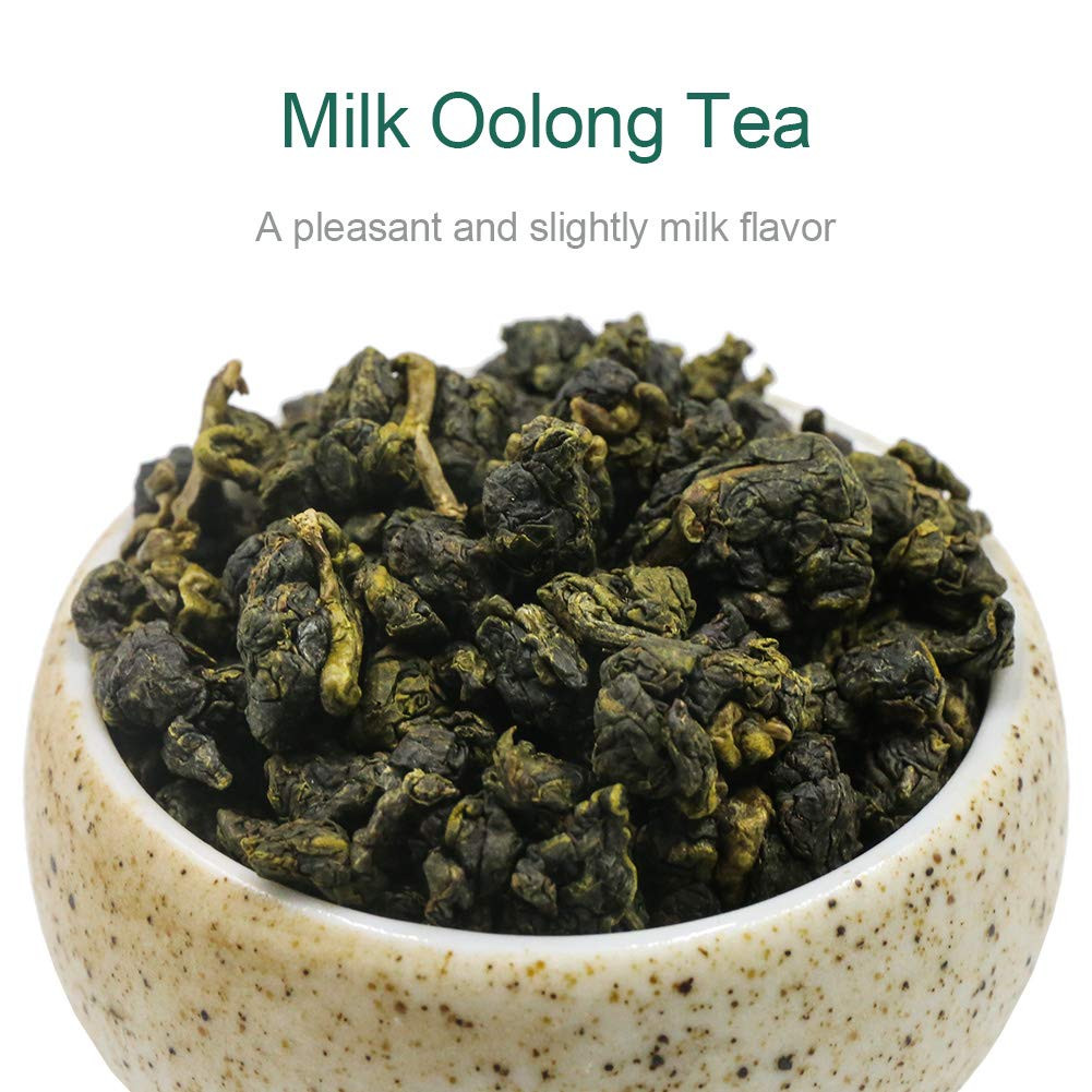 Milk Oolong Tea – Loose Leaf – Taiwan High Mountain Jin Xuan – Naturally Milky &