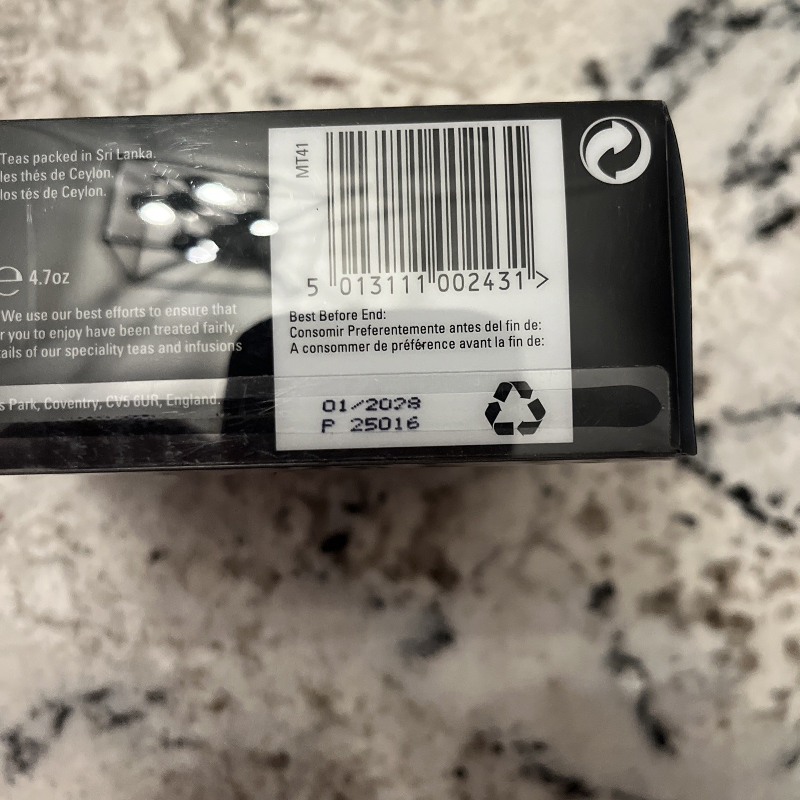 London Sights Herbal Tea 6 Pack Exp 01/2028