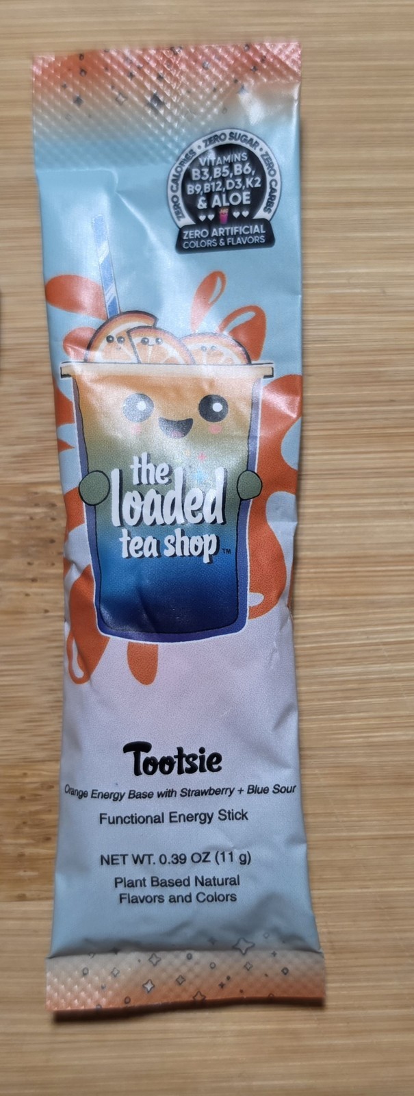 The Loaded Tea Shop Clean Energy Sticks, Zero Sugar Vegan, Gluten Free, 0.39 oz