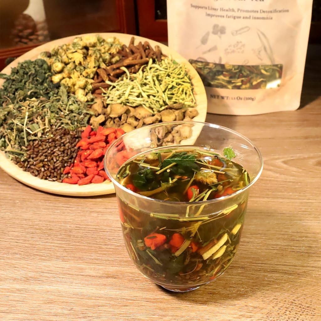 Liver Health Herbal Tea with Chrysanthemum & Tea Bags Included