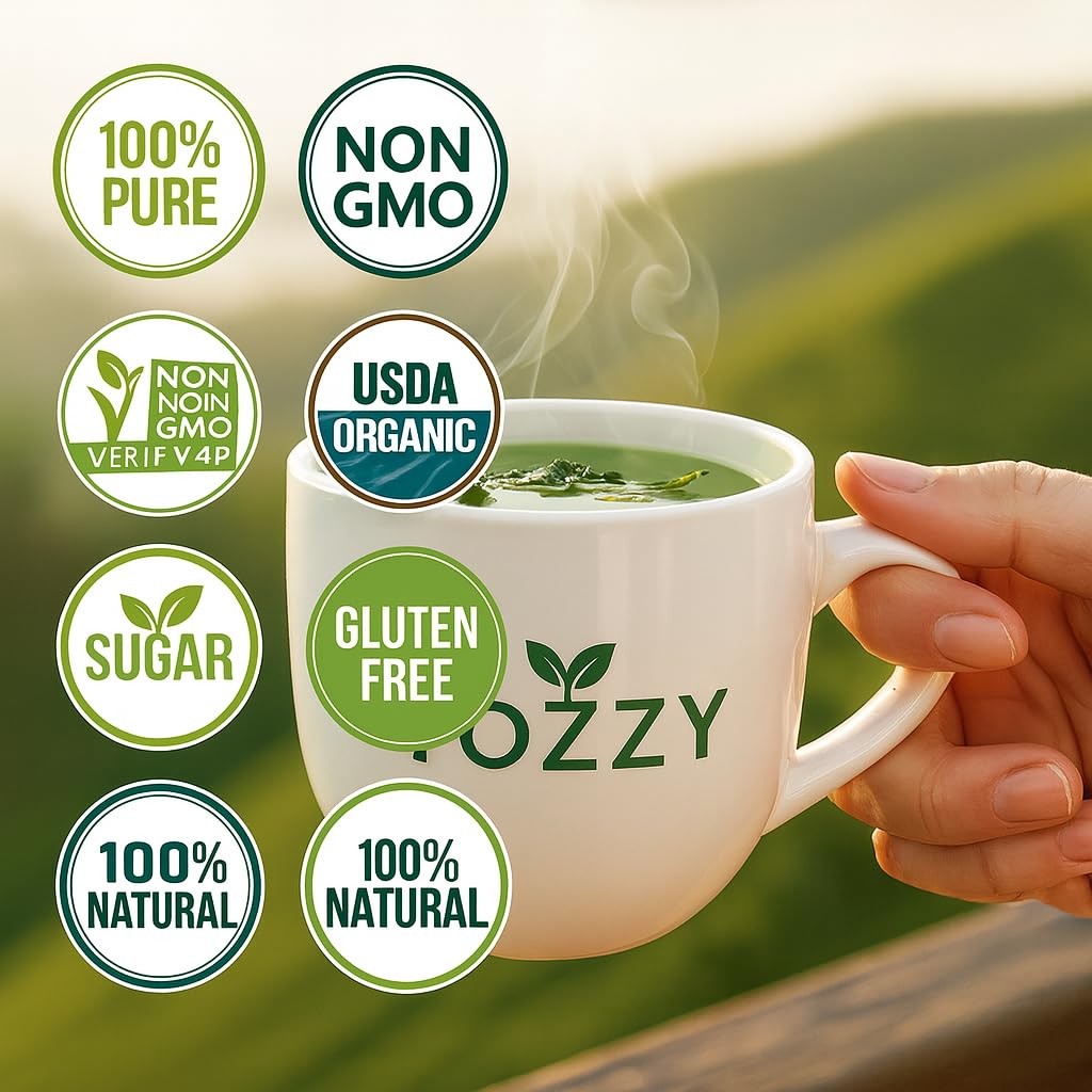 Organic Yerba Mate Tea, Unsmoked – 100 Count, Plant-Based Pyramid Tea Bags
