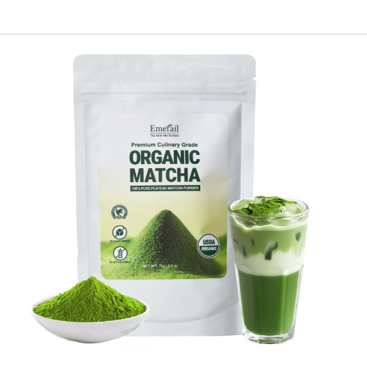 Matcha Powder, USDA-Certified Pure Matcha Green Tea Powder, Premium Culinary Gr