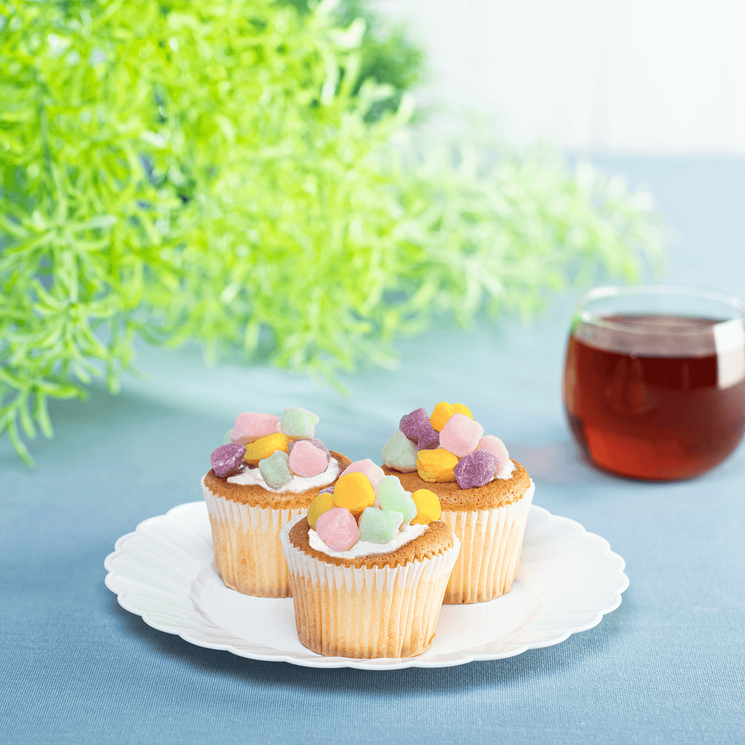 Tea Zone Rainbow Mini Mochi/Rice Cake Snack as Dessert Toppings/Taiwan