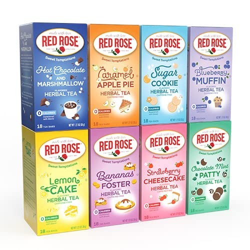 Caffeine-Free Sweet Temptations Dessert Tea Variety Pack – Zero Sugar Delight