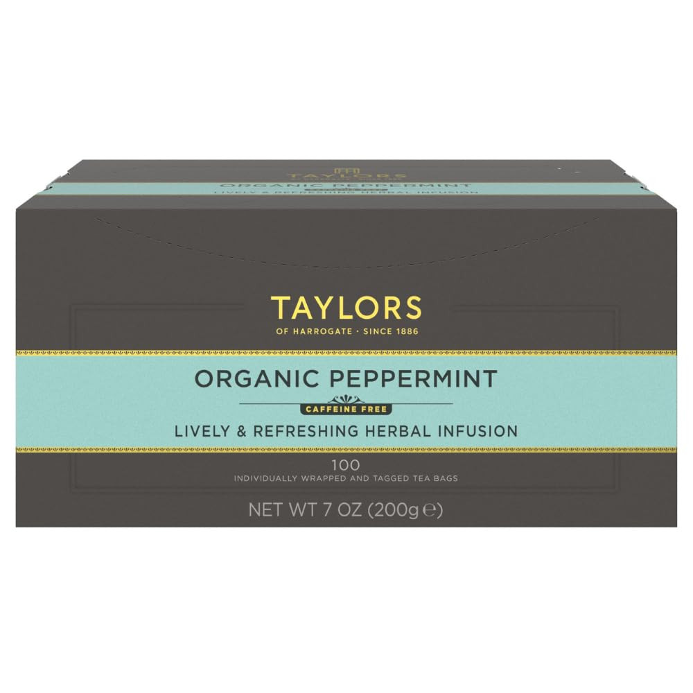 Organic Chamomile, Herbal Tea, Individually Wrapped Bags, 100 Count (Pack of 1),