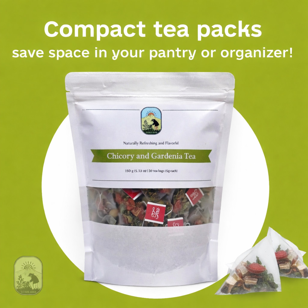 Spring SALE Chicory and Gardenia tea 150g 30bags Lily Mulberry Kidney Support