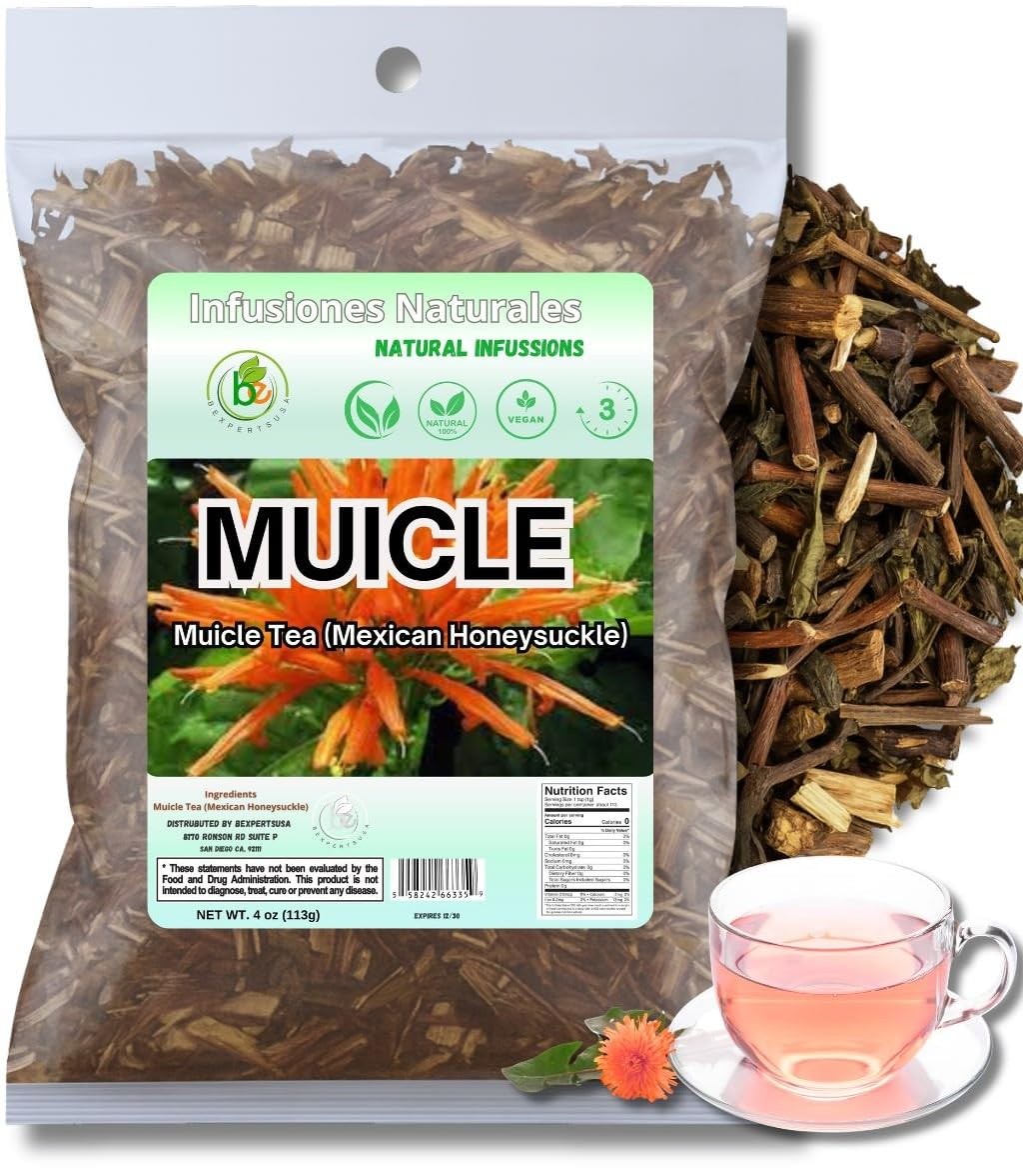 Mexican Honeysuckle Herbal Tea – 4 oz – 100 Natural, Vegan, Non-GMO