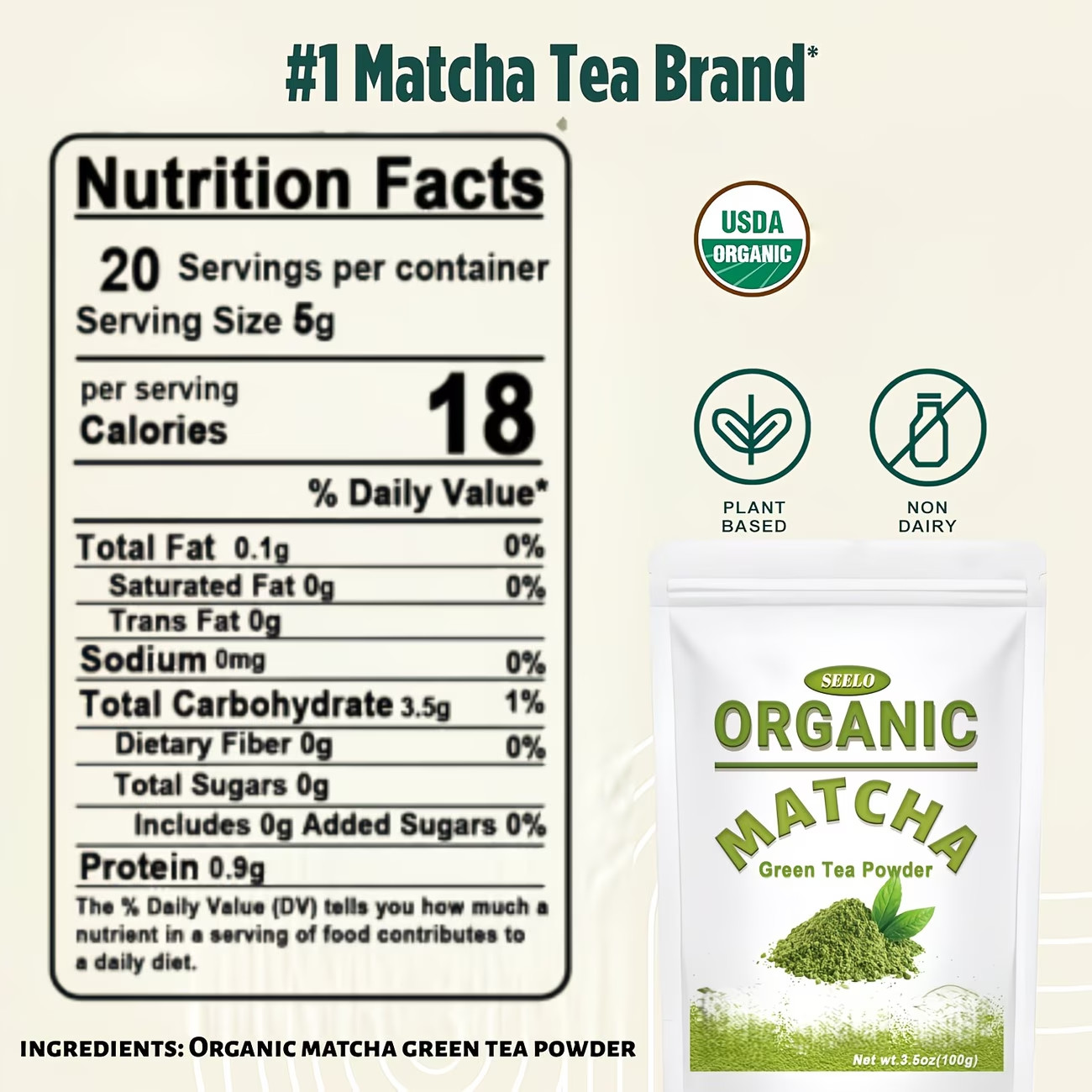 100G Matcha Green Tea Powder First Harvest Culinary Grade from Japan 100% Pure