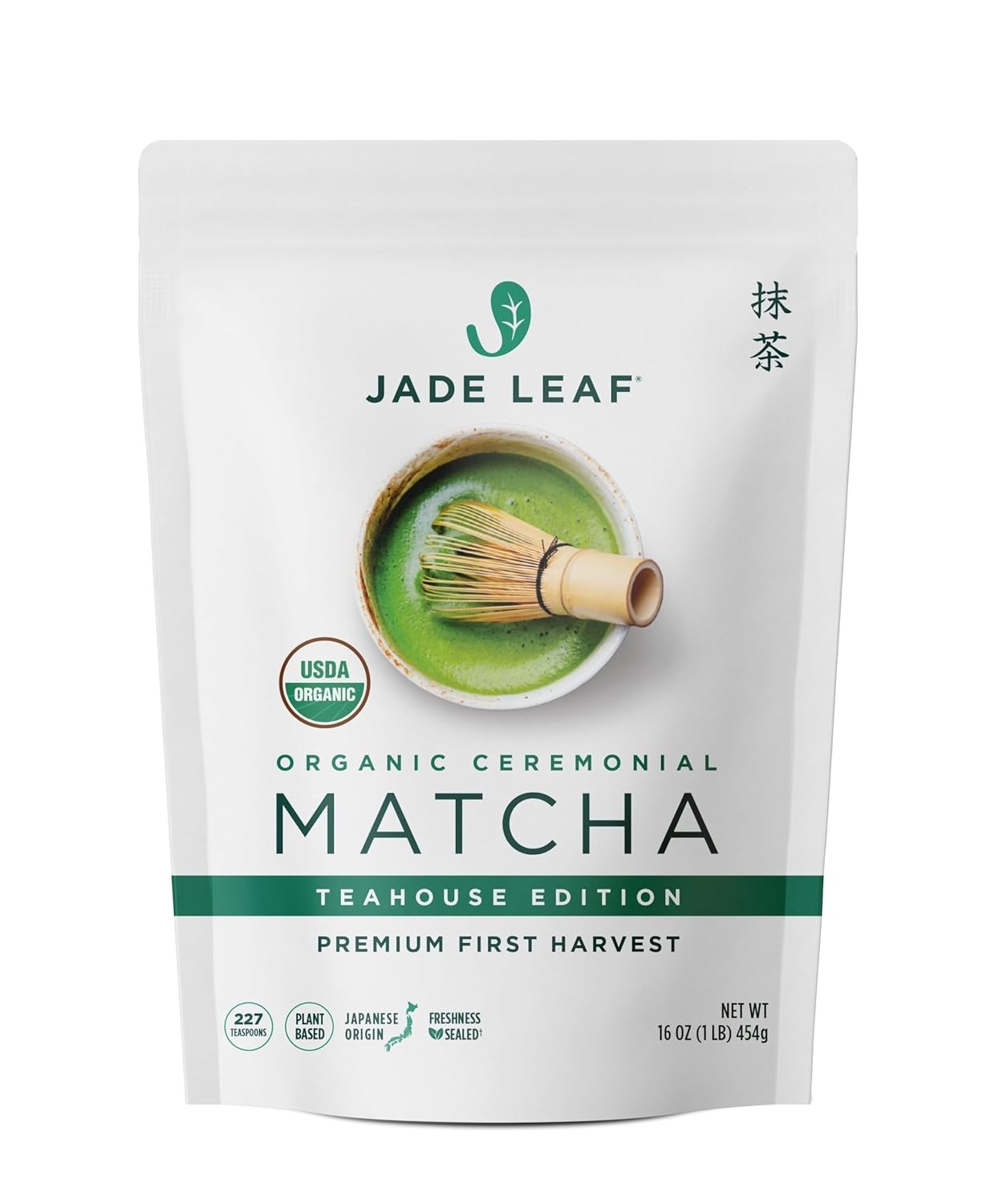 Jade Leaf Organic Matcha Green Tea Powder – Authentic Japanese Origin – Premium