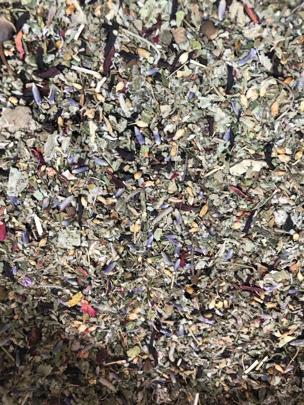 Marsh Damiana Mint Yarrow Skullcap Hibiscus Rose Lavender Raspberry -no.48 blend
