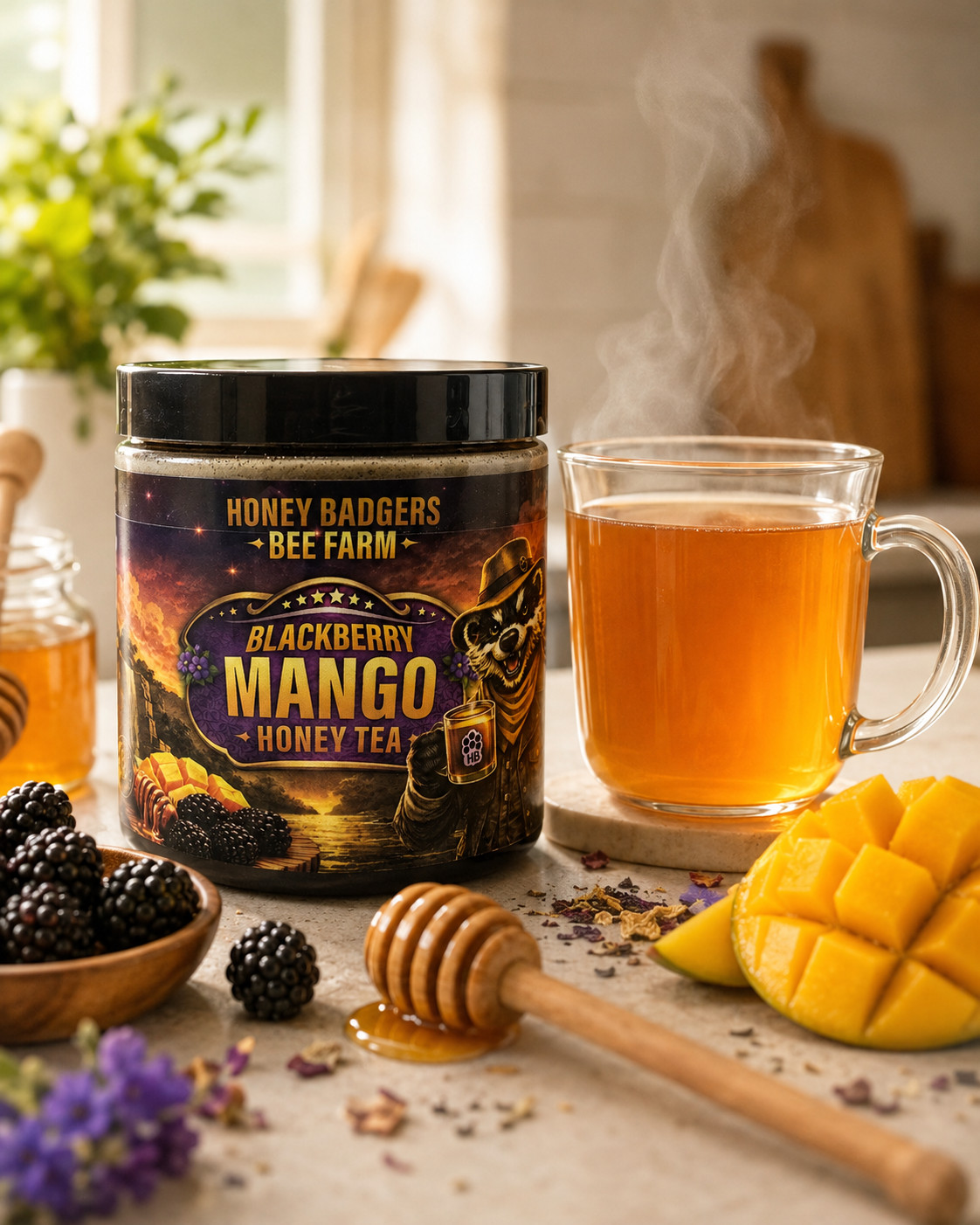 Blackberry Honey Tea