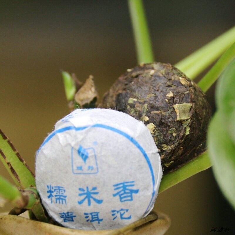 polished glutinous rice fragrance Puer tea YunNan small bowl-shaped compressed