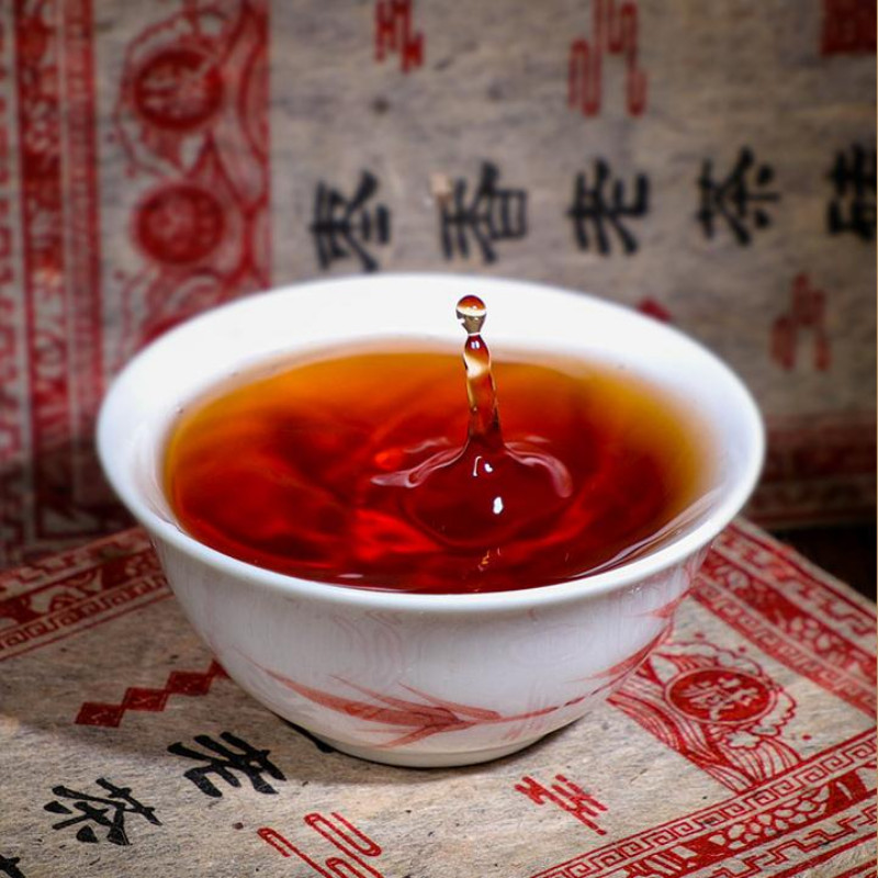 1000g Yunnan Aged Pu-erh Cooked Tea Brick Old Pu-erh Ripe Tea Organic Pu’er Tea