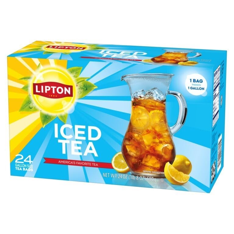Lipton Unsweetened Iced Tea Gallon-Sized Tea Bags (24 Pack)
