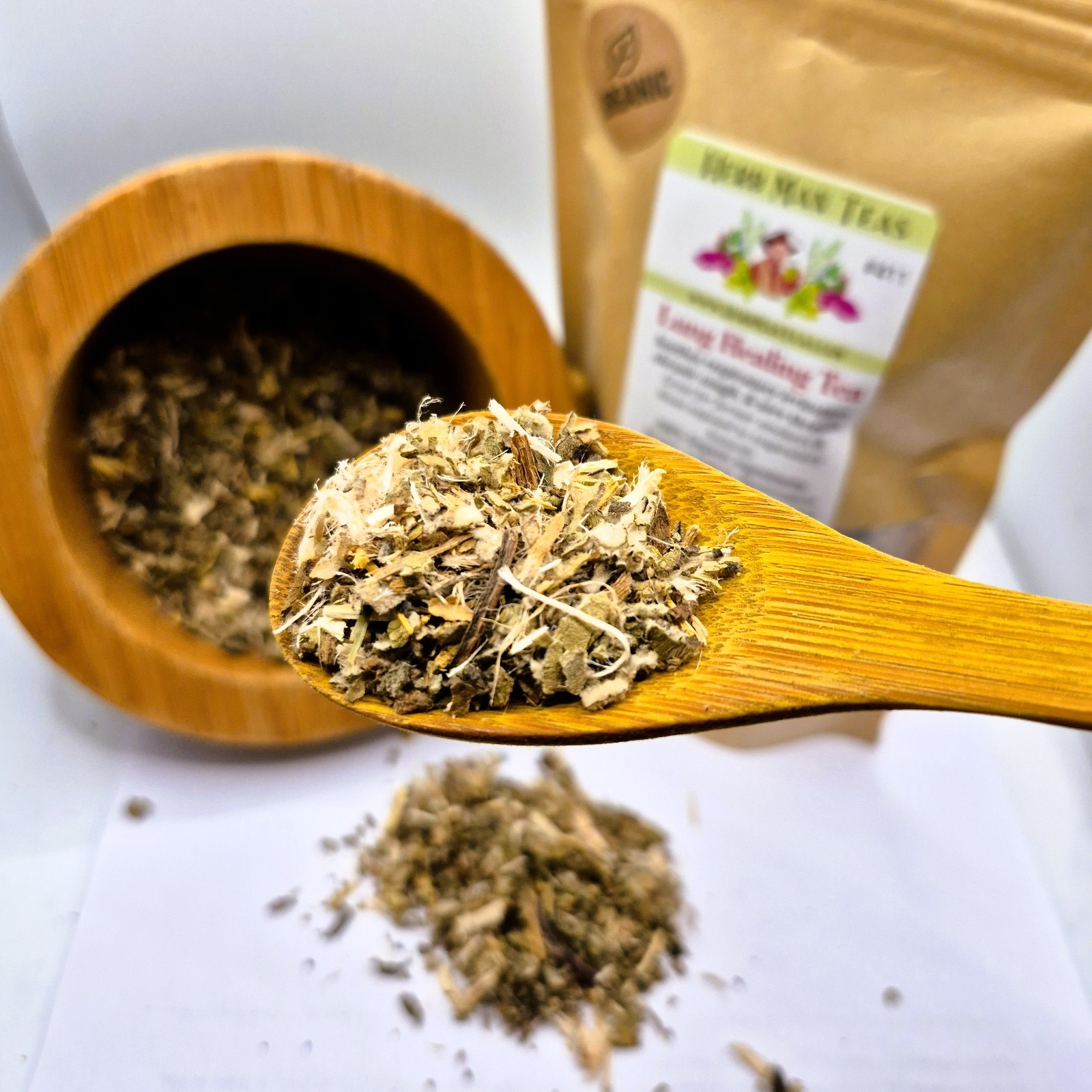 DRY COUGH TEA -A natural lung tonic for dry respiratory conditions & sore throat