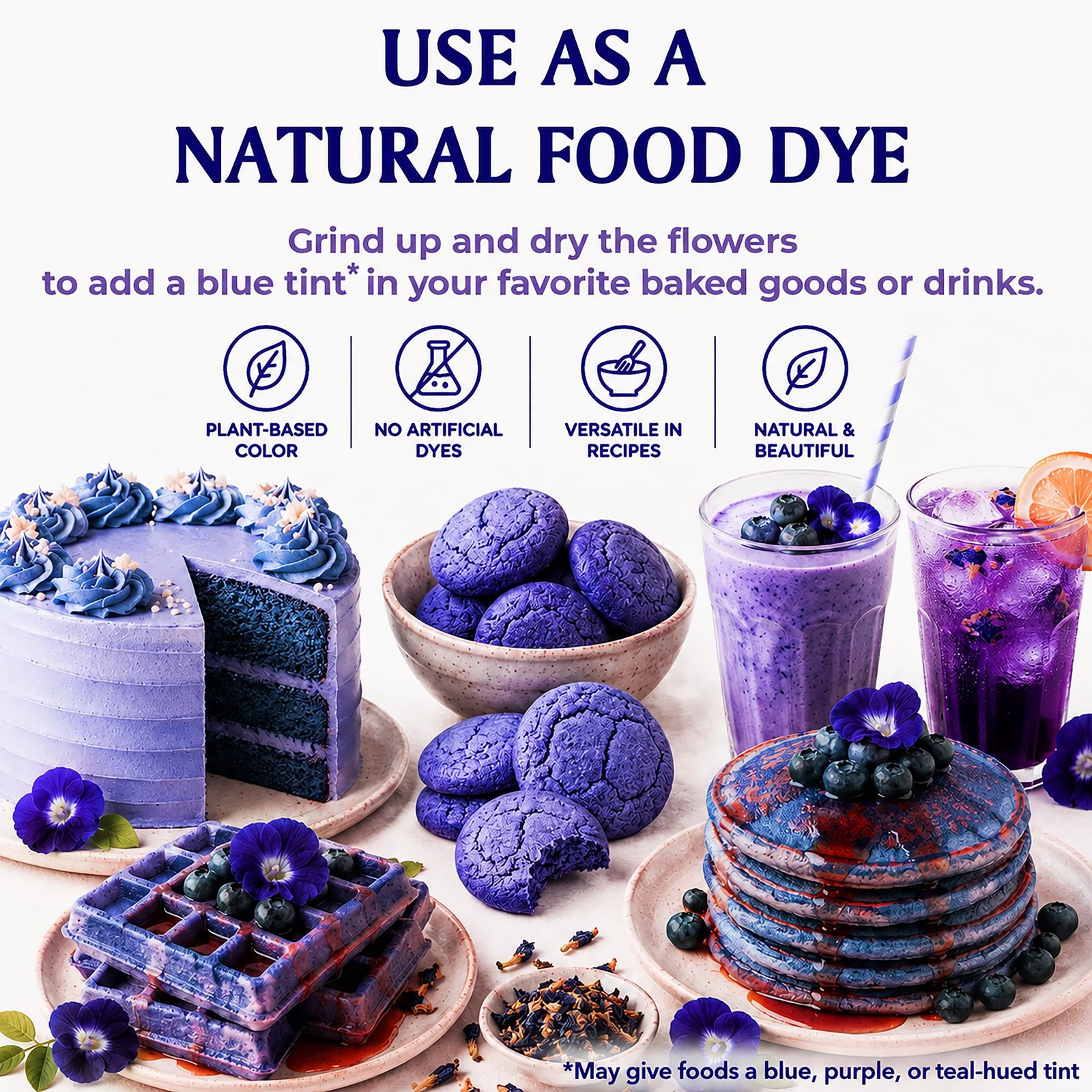 Butterfly Pea Flower Tea Bags Premium Butterfly Pea Tea Leaves – All-Natural …