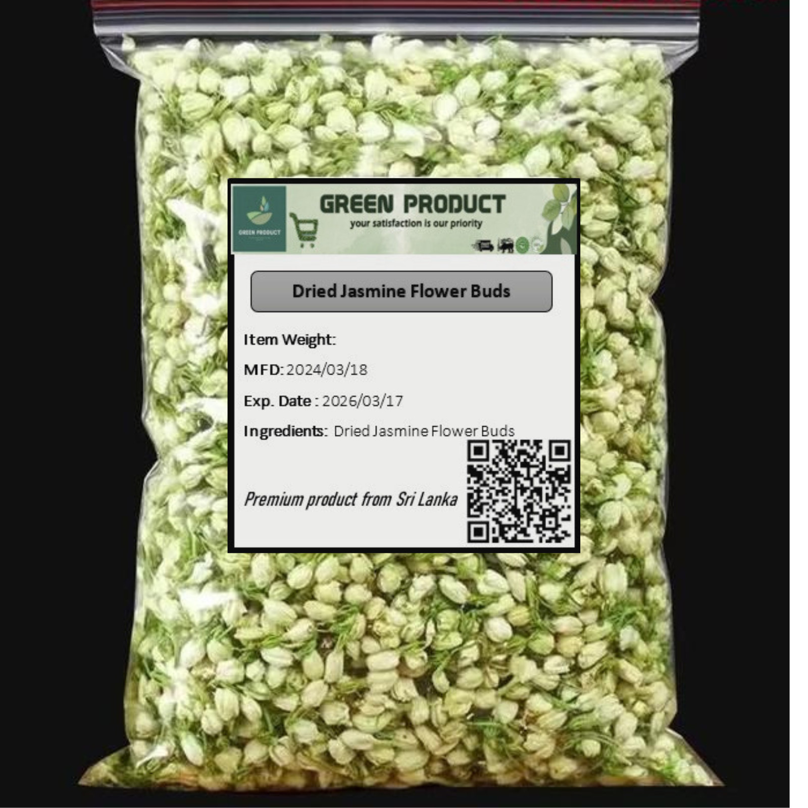 Jasmine Flower Buds Dried | Organic Herbal Tea | Fragrant Natural | Aromatic